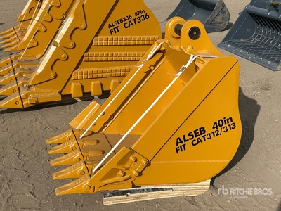 2026 LYALS ALSEB313 40 in Digging Excavator Bucket - Fits Cat 313 (Unused)