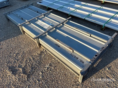 Quantity of (200) 2026 KJ K0310 10 ft Galvalume Corrugated Steel Panels (Unused)