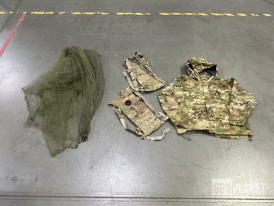 (8) Hydration System Carriers, (3) Insect Net Protectors & Assorted Items