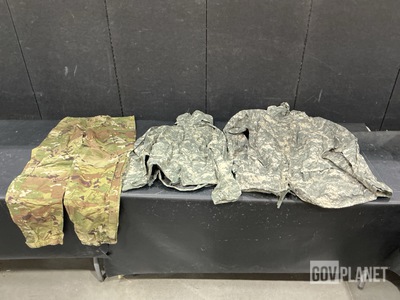 (10) Wet Weather Jackets, (15) Pairs of Trousers, (3) Parkas & Assorted Items