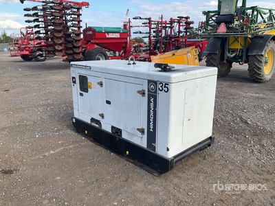 2019 Himoinsa HRYW-35 T5 26.7 kW Skid-Mounted Generator Set