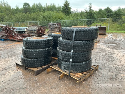 Quantity of (10) Bridgestone 275/70R22.5 Tires