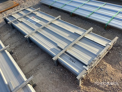 Quantity of (100) 2026 KJ K0311 10 ft Galvalume Corrugated Steel Sheets Divers - Matériaux de construction (Unused)