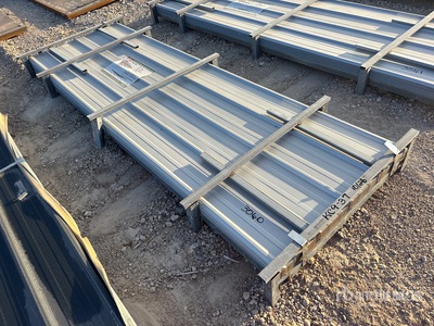 Quantity of (100) 2026 KJ K0311 10 ft Galvalume Corrugated Steel Sheets Divers - Matériaux de construction (Unused)