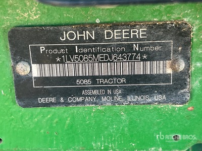 2012 John Deere 5085M 4WD Tractor