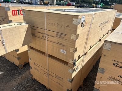 2026 KJ K0039 39 ft x 39 ft Metal Garage Budynek magazynowy (Unused)