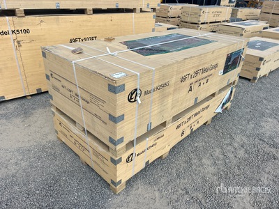2026 KJ K2545G 25 ft x 45 ft Metal Garage Storage Building (Unused)