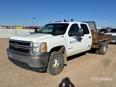 2013 Chevrolet Silverado 3500HD 4x4 Crew Cab Camión Caja Abierta
