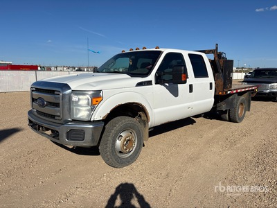 2015 Ford F-350 XLT 4x4 Crew Cab Camión Caja Abierta