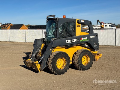 2016 John Deere 328E Two-Speed Skid Steer Loader