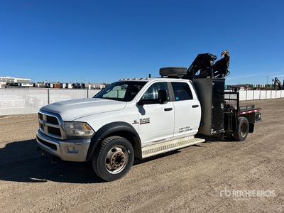 2014 Hiab 077ES4CLX 2800 kg Knuckle Boom on 2014 Ram 5500 SLT 4x4 Crew Cab mobiele kraan