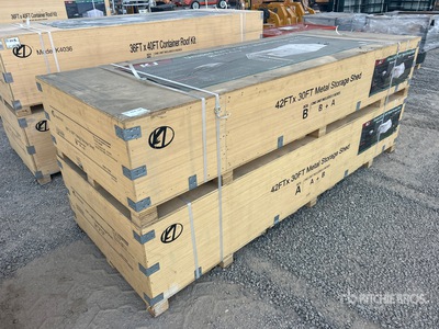 2026 KJ K4230T 42 ft x 30 ft Metal Storage Shed (Unused)