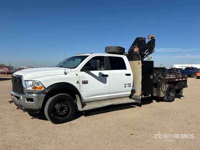 2011 Hiab 3350 kg Knuckle Boom on 2011 Ram 5500 4x4 Crew Cab Kranwägen