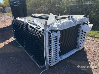 Quantity of (30) 9 ft 1 in x 6 ft 8 in Powder Coated Public Space Fencing (Unused)