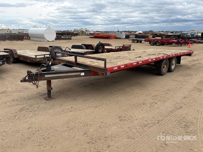 2012 Double A 24 ft T/A Rimorchio a cassone fisso