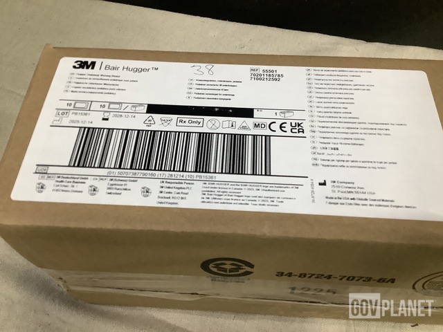 (38) Boxes of 3M Bair Hugger 55501 Warming Blankets