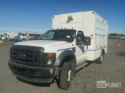 2008 Ford F-550 Super Duty 4x4 Utility Truck
