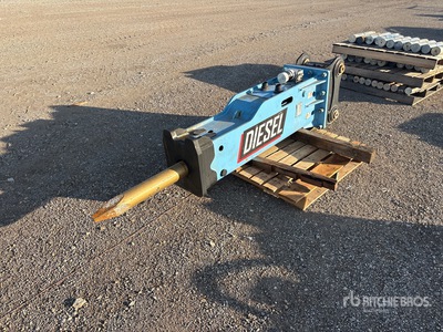 Diesel Concasseur hydraulique - Fits 65mm Cat 311/312/313/314, Kobelco 140, Deere/Hitachi ZX120/135, Case 130/135, Doosan DX140