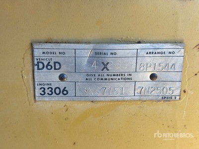 1984 Cat D6D Crawler Dozer