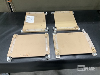 (4) DRS 9800-55037-0000 Mounting Plates