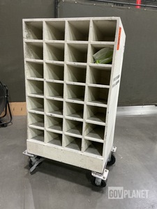 Rolling Cubby Storage Cart