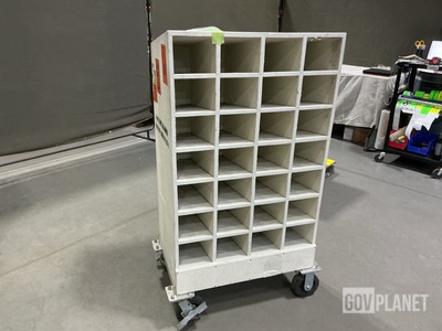 Rolling Cubby Storage Cart