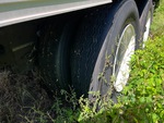 Trailer Chassis with Tire Condition