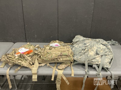(18) Assault Packs, (3) Large Field Packs & Assorted Items