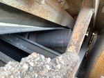Chassis with Discharge Conveyor Rollers