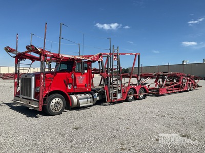 2016 Peterbilt 365 Car Carrier Truck w/Delavan 6000GS T/A Trailer