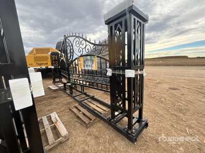 2026 Suihe NFG-20FGP-EU 20 ft x 5 ft Wrought Iron Bi-Parting Brama wjazdowa (Unused)