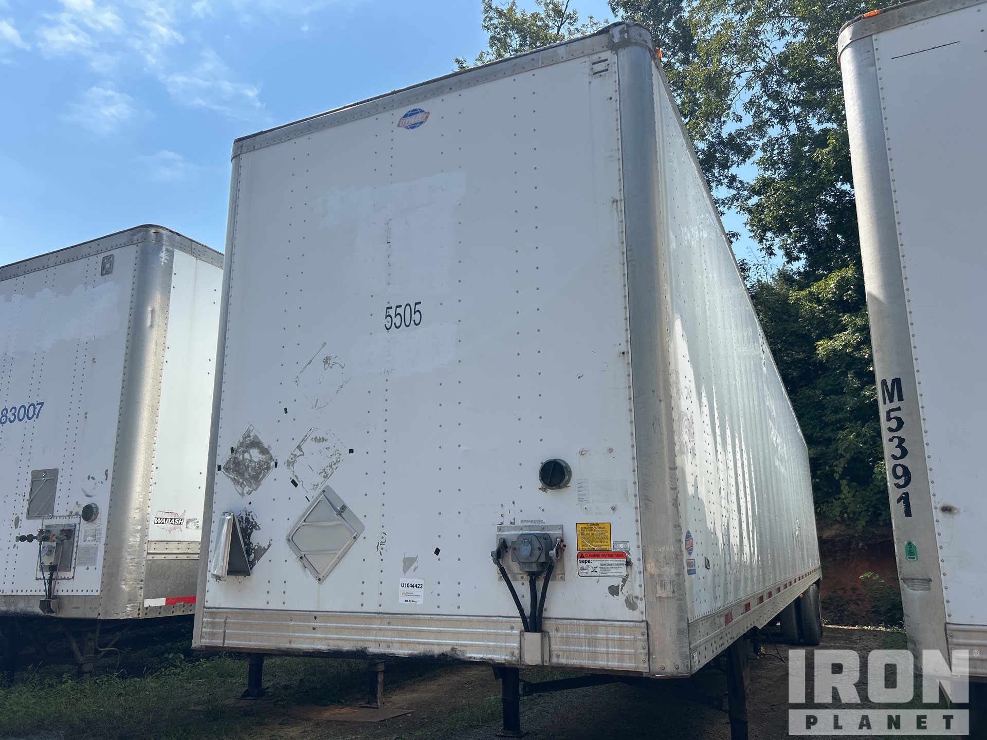 2015 Utility 53 ft x 102 in T/A Remolque de furgoneta