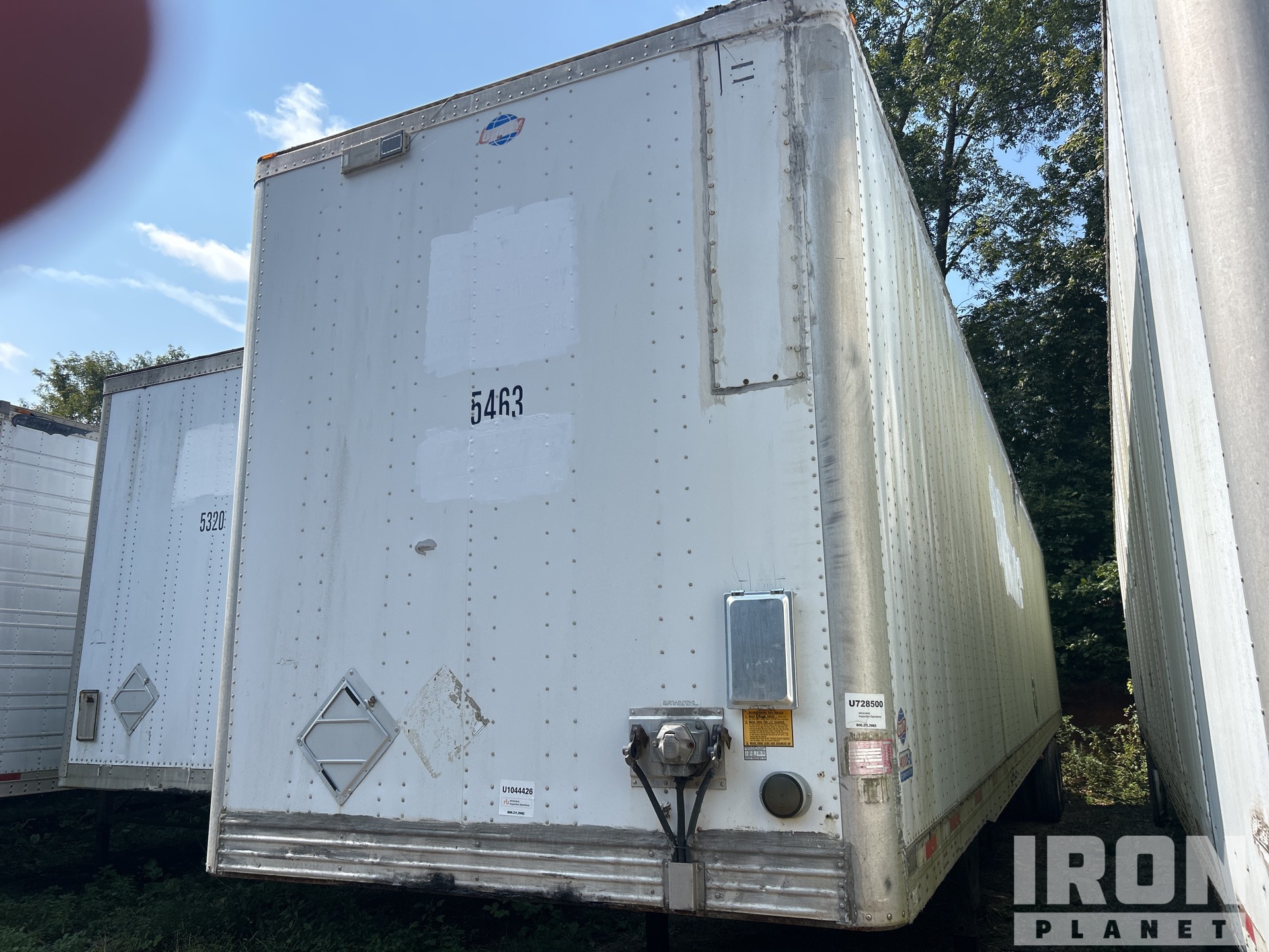 2012 Utility 53 ft x 102 in T/A Remolque de furgoneta