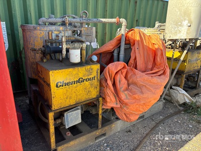 ChemGrout CG600 Skid-Mounted Collodial Mortar and Grout Mixer