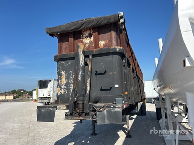 2008 Clement HL3750MK2-AIR 37 ft T/A Frameless End Dump Trailer