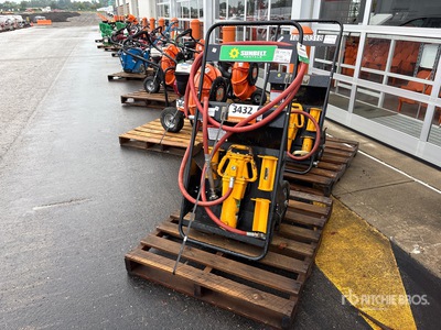 2022 Rhino PD-55 Pneumatic Poste de cerca guia