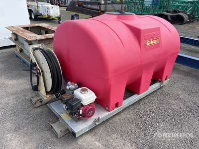Silvan 1500 L Skid Mounted Poly Water Tank