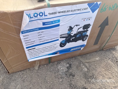 2026 SDLOOL SL-D3 Electric Trike (Unused)