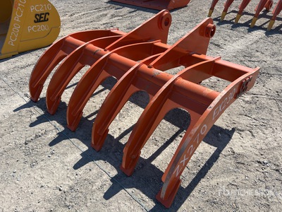 2026 SEC 1650 mm Excavator Rake - Fits 27 Ton (Unused)