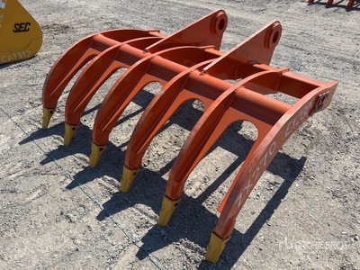 2026 SEC 1650 mm Excavator Rake - Fits 27 Ton (Unused)