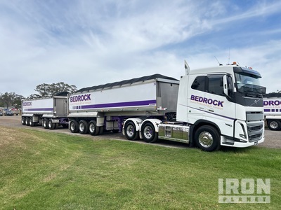 2022 Volvo FH16 6x4 & 2023 Sloanebuilt A-Double Road Train Combination