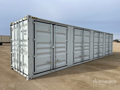 2026 40 ft High Cube Multi-Door Storage Container