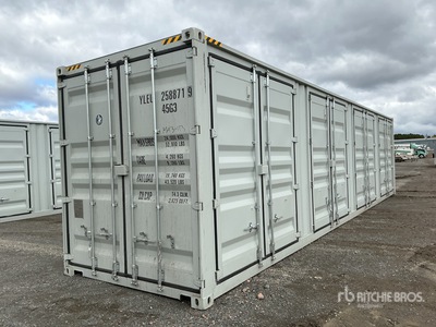 2026 40 ft High Cube Multi-Door Contenedor de almacenamiento