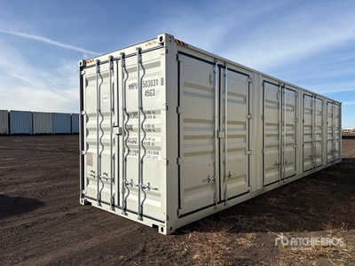 2026 40 ft High Cube Multi-Door Storage Container