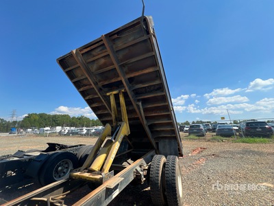 1998 Ford F800 4x2 Flatbed Dump Truck