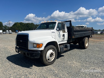 1998 Ford F800 4x2 Autocarro ribaltabile con pianale fisso