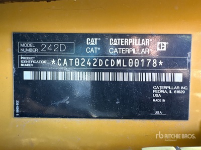 2014 Cat 242D Two-Speed Skid Steer Loader