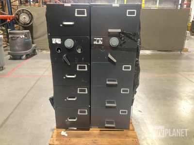 (2) Assorted Filing Cabinet Safes
