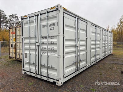2026 40 ft High Cube Multi-Door Contenedor de almacenamiento