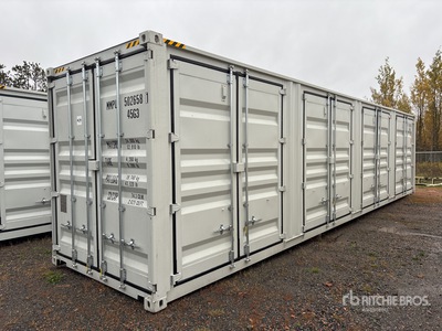 2026 40 ft High Cube Multi-Door Contenedor de almacenamiento